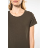 T-shirt col rond manches courtes femme