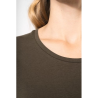 T-shirt col rond manches courtes femme