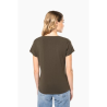 T-shirt col rond manches courtes femme