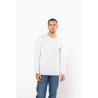 T-shirt col rond manches longues homme
