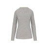 T-shirt col rond manches longues femme
