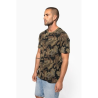 T-shirt camo manches courtes homme