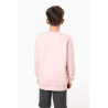 Sweat-shirt écoresponsable col rond enfant