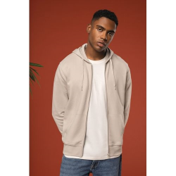 Sweat-shirt écoresponsable zippé à capuche homme