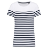 T-shirt marin col rond Bio femme