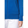 Sweat-shirt écoresponsable zippé à capuche femme