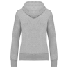 Sweat-shirt écoresponsable zippé à capuche femme