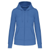 Sweat-shirt écoresponsable zippé à capuche femme