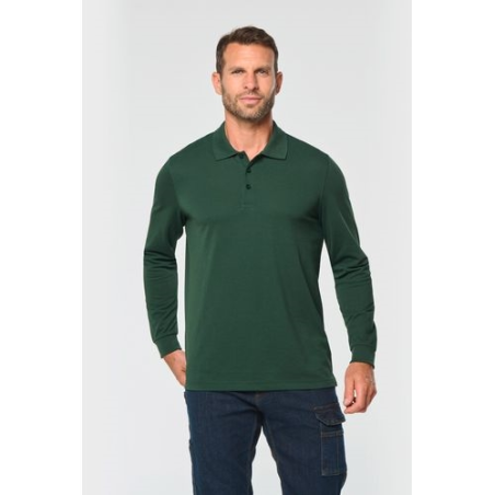 Polo manches longues homme