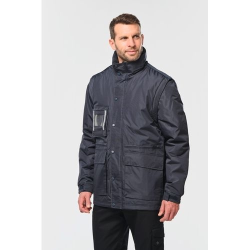 Parka workwear manches amovibles homme