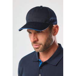 Casquette sandwich contrasté 6 panneaux