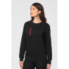 Sweat-shirt Day To Day zip poche contrastée unisexe
