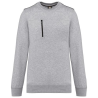 Sweat-shirt Day To Day zip poche contrastée unisexe