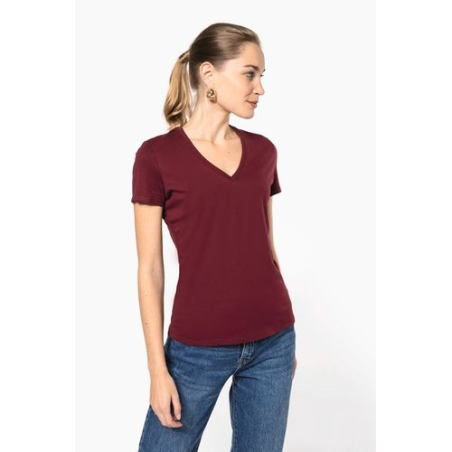 T-shirt BIO150 IC col V femme