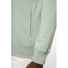 Sweat-shirt french terry écoresponsable zippé à capuche unisexe