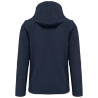 Veste Softshell 3 couches à capuche avec manches amovibles unisexe