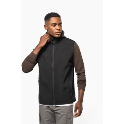 Bodywarmer softshell écoresponsable 2 couches unisexe