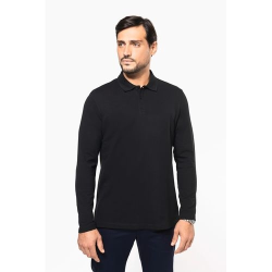 Polo Supima® manches longues homme