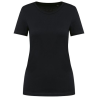 T-shirt Supima® col rond manches courtes femme