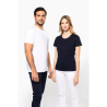 T-shirt Supima® col rond manches courtes femme