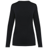 T-shirt Supima® col V manches longues femme
