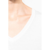 T-shirt Supima® col V manches longues femme