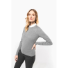 Pull Supima® col rond  femme
