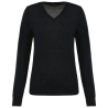 Pull Mérinos col V femme