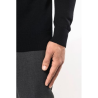 Pull Mérinos col roulé homme