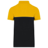 Polo bicolore écoresponsable manches courtes unisexe