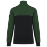 Sweat-shirt écoresponsable col zippé unisexe