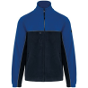 Veste micropolaire bicolore écoresponsable unisexe