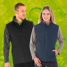 Bodywarmer softshell homme recyclé