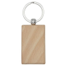 Porte-clés rectangulaire Gian en bois de hêtre
