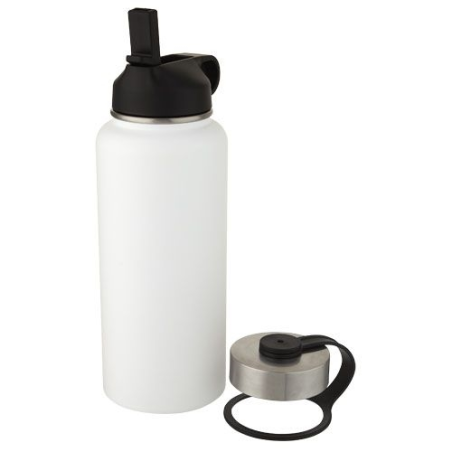 Bouteille de sport isotherme Supra 1 l avec couche de cuivre et 2 couvercles
