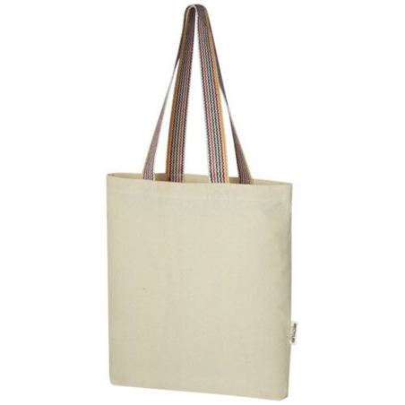 Sac shopping Rainbow de 5 l en coton recyclé 180 g/m²