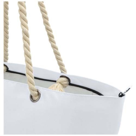 Sac shopping Panama recyclé GRS isotherme de plage avec poignées en cordelette 23L