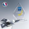 Trophée iceberg en verre