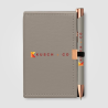 Coffret Bloc-notes et stylo Crosby en Rose Gold