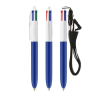 BIC® 4 Couleurs® bille + Lanyard