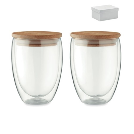 TIRANA SET Lot de 2 verres 350 ml