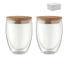 TIRANA SET Lot de 2 verres 350 ml