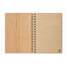 BRAM Carnet à spirale A5 en bambou