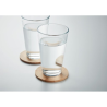 BAYIN SET Lot de 6 sous-verres en bambou