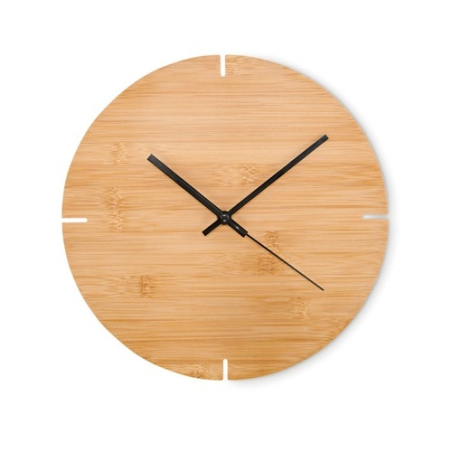 ESFERE Horloge murale en bambou