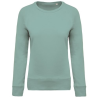 Sweat-shirt Bio col rond manches raglan femme