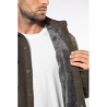 Surchemise polaire doublée sherpa polaire homme