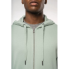 Sweat-shirt french terry écoresponsable zippé à capuche unisexe