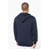 Sweat-shirt écoresponsable zippé à capuche homme