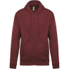 Sweat-shirt zippé capuche unisexe